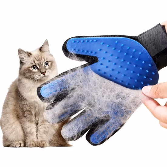 2022 Atacado Amazon Factory Dog Silicone Pet Massagem Remoção de Cabelo Pet Grooming Luvas de Limpeza de Banho