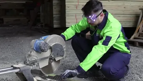 Luva de trabalho industrial revestida de nitrilo cinza, corte de alto desempenho 5 A4, segurança à prova de punção, resistente ao corte